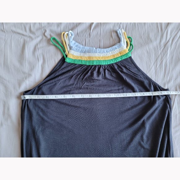 BCBGMaxAzria Navy Summer / Beach Dress - Picture 6 of 9